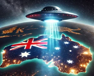 UFO flies in Australia