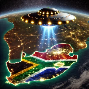 UFO over the skies of South Africa