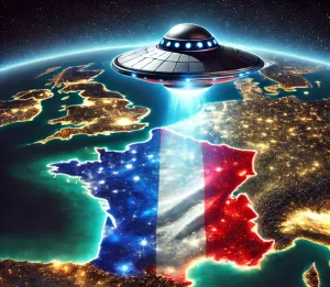 Ufo over the skies of France