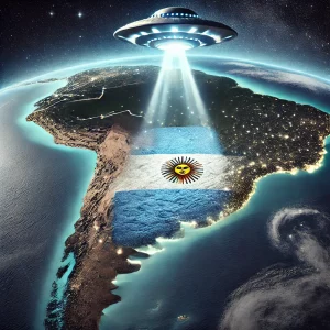 Argentina has been lighted from UFO beams