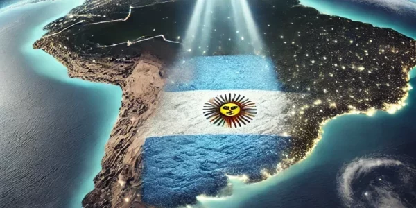 Argentina has been lighted from UFO beams